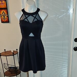 Sweet Storm Black Cut Out Backless Mini Dress